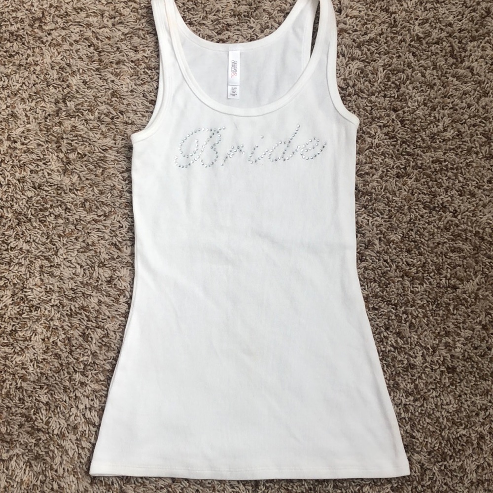 Bridal tank top!